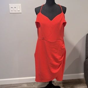 Coral mid dress NWT size 2x